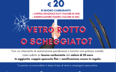Promozione vetro rotto o scheggiato